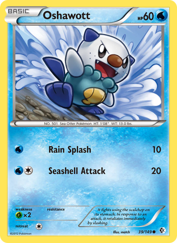 Oshawott - Pokémon TCG Card