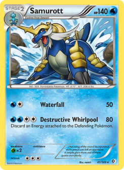 Samurott - pokemon TCG Card