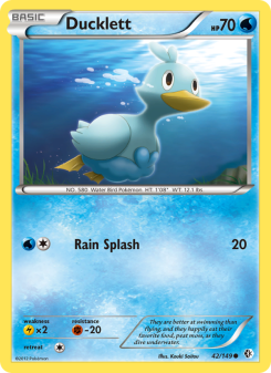 Ducklett - pokemon TCG Card