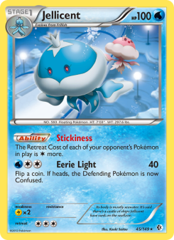 Jellicent - pokemon TCG Card