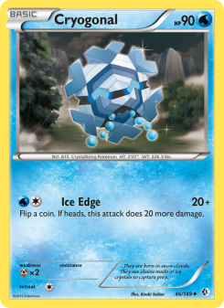 Cryogonal - pokemon TCG Card