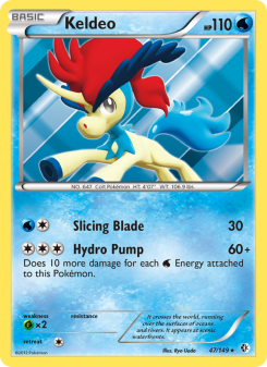 Keldeo - pokemon TCG Card
