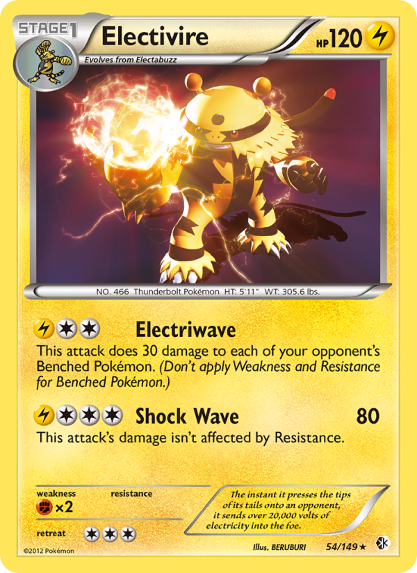 Electivire - Pokémon TCG Card