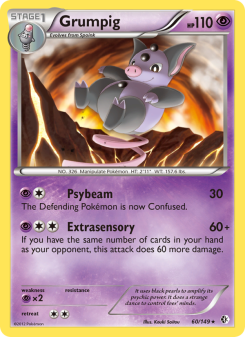 Grumpig - pokemon TCG Card