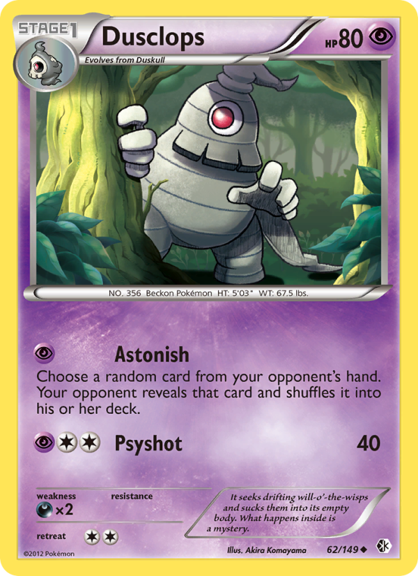 Dusclops - Pokémon TCG Card