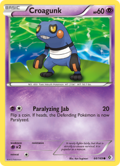 Croagunk - pokemon TCG Card