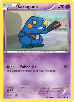 Croagunk - pokemon TCG Card