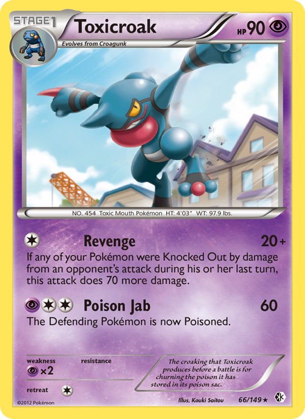 Toxicroak - Pokémon TCG Card