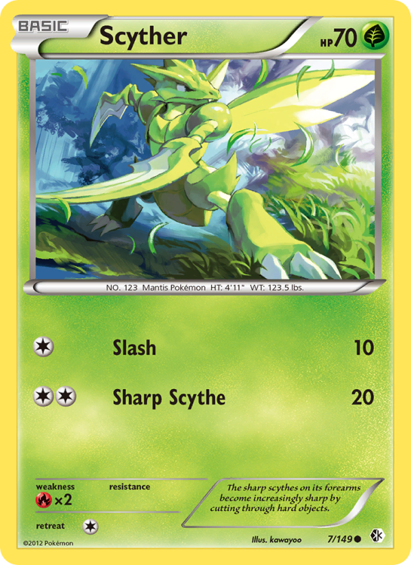 Scyther - Pokémon TCG Card