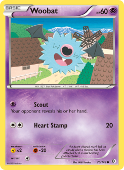 Woobat - pokemon TCG Card