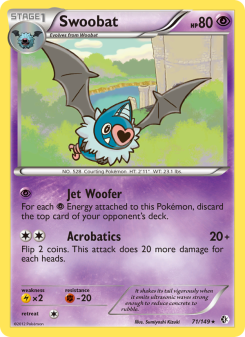 Swoobat - pokemon TCG Card