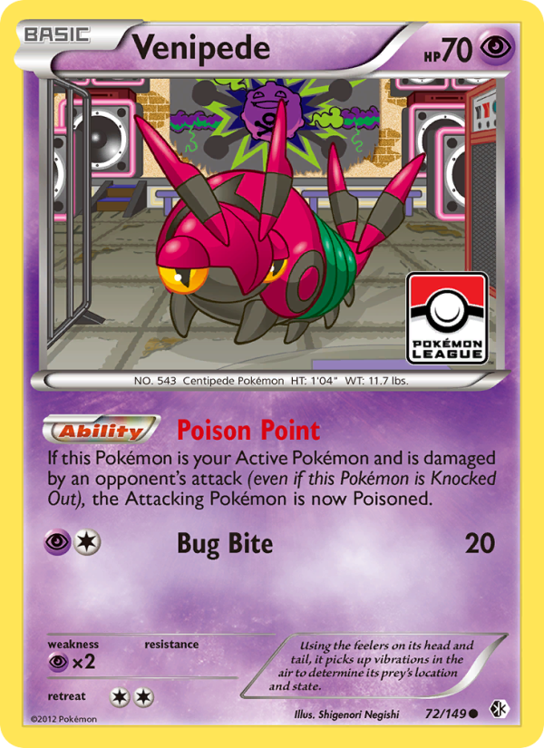Venipede - Pokémon TCG Card