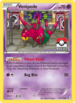 Venipede - pokemon TCG Card