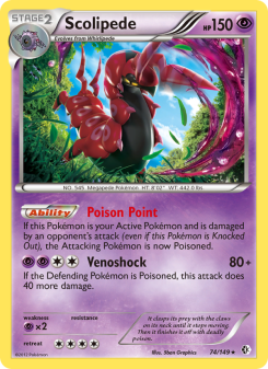 Scolipede - pokemon TCG Card