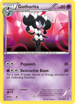 Gothorita - pokemon TCG Card