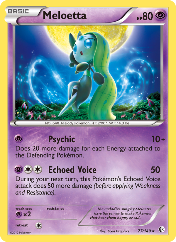 Meloetta - Pokémon TCG Card
