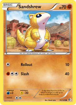 Sandshrew - pokemon TCG Card