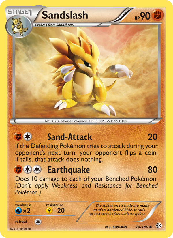 Sandslash - Pokémon TCG Card
