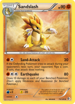 Sandslash - pokemon TCG Card