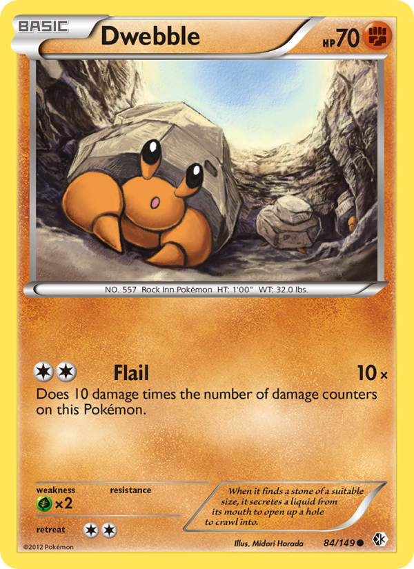 Dwebble - Pokémon TCG Card