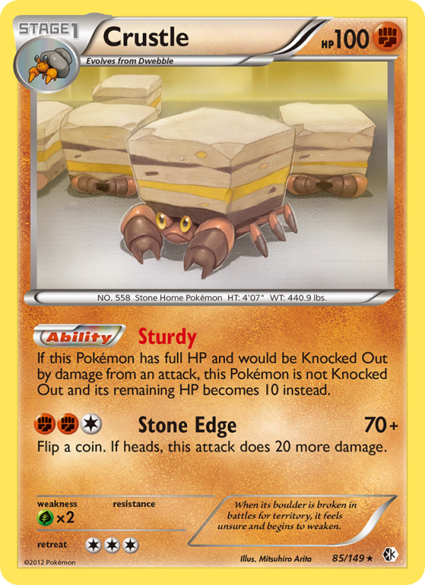 Crustle - Pokémon TCG Card