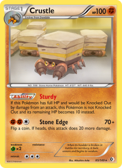 Crustle - pokemon TCG Card
