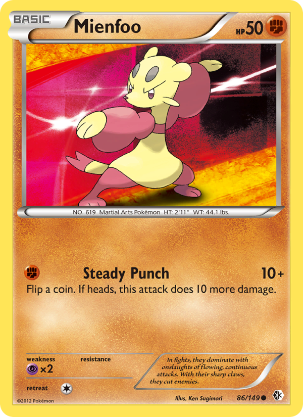 Mienfoo - Pokémon TCG Card