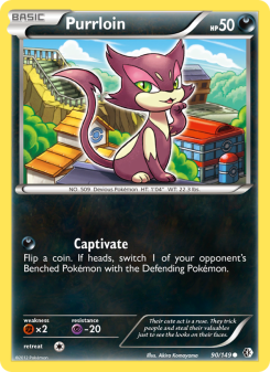 Purrloin - pokemon TCG Card