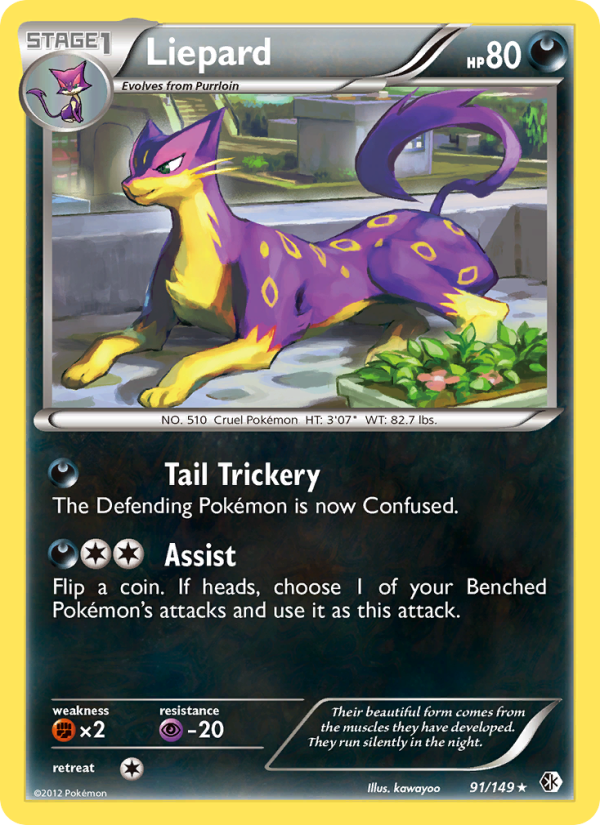 Liepard - Pokémon TCG Card
