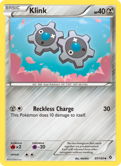 Klink - pokemon TCG Card