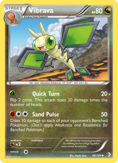 Vibrava - pokemon TCG Card