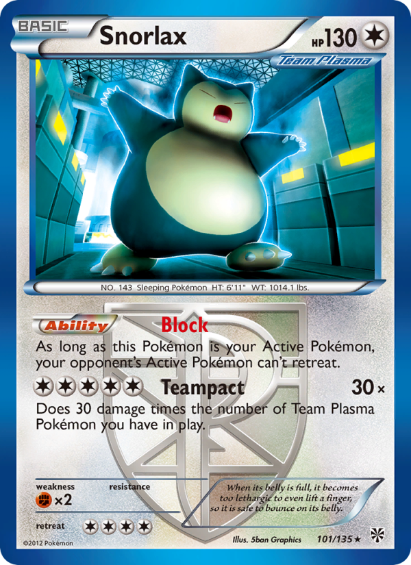 Snorlax - Pokémon TCG Card