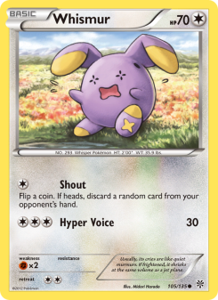 Whismur - pokemon TCG Card