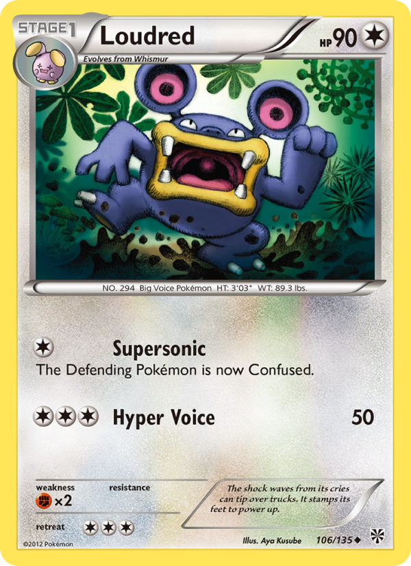 Loudred - Pokémon TCG Card