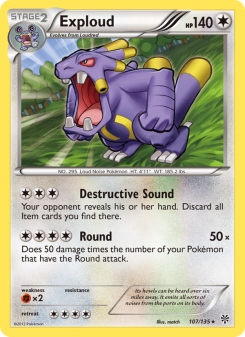 Exploud - pokemon TCG Card