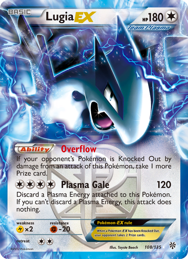 Lugia-EX - Pokémon TCG Card