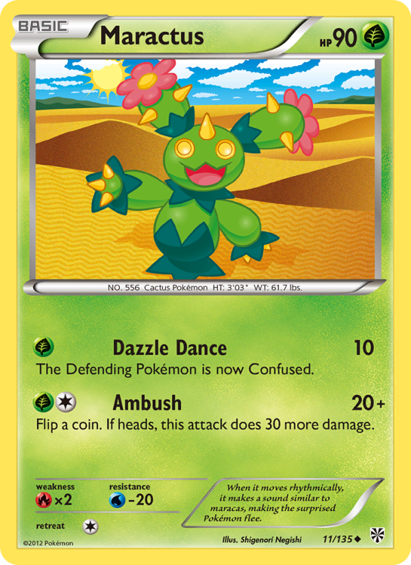 Maractus - Pokémon TCG Card