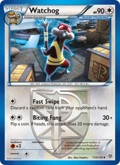 Watchog - pokemon TCG Card