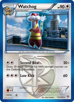 Watchog - pokemon TCG Card