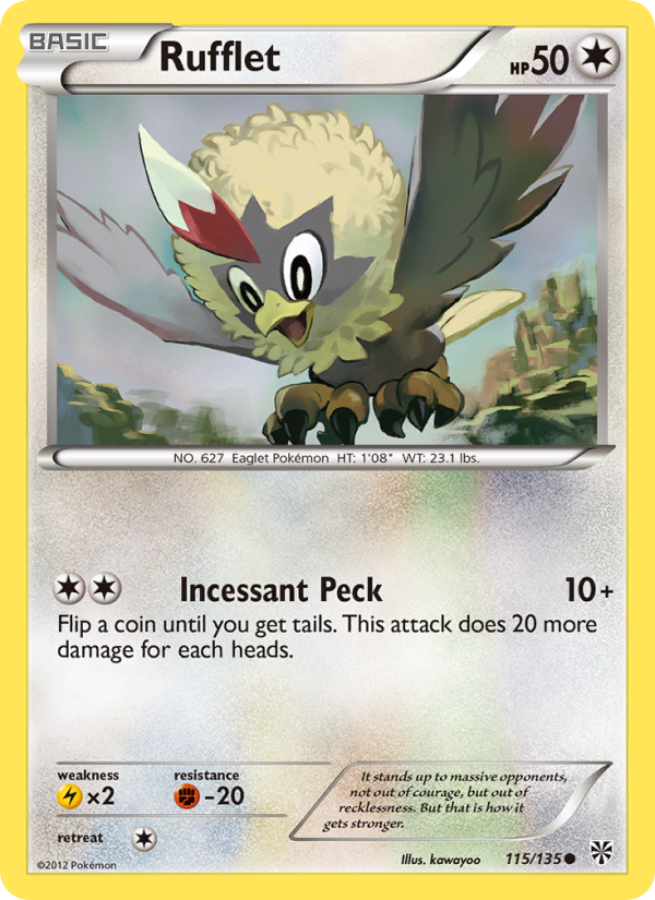 Rufflet - Pokémon TCG Card