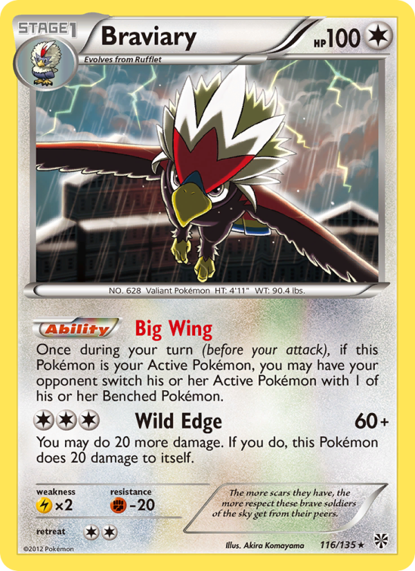 Braviary - Pokémon TCG Card