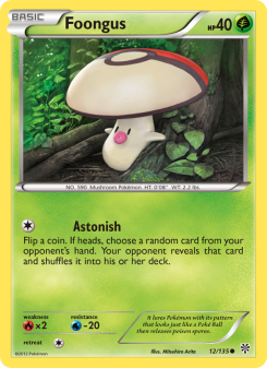 Foongus - pokemon TCG Card