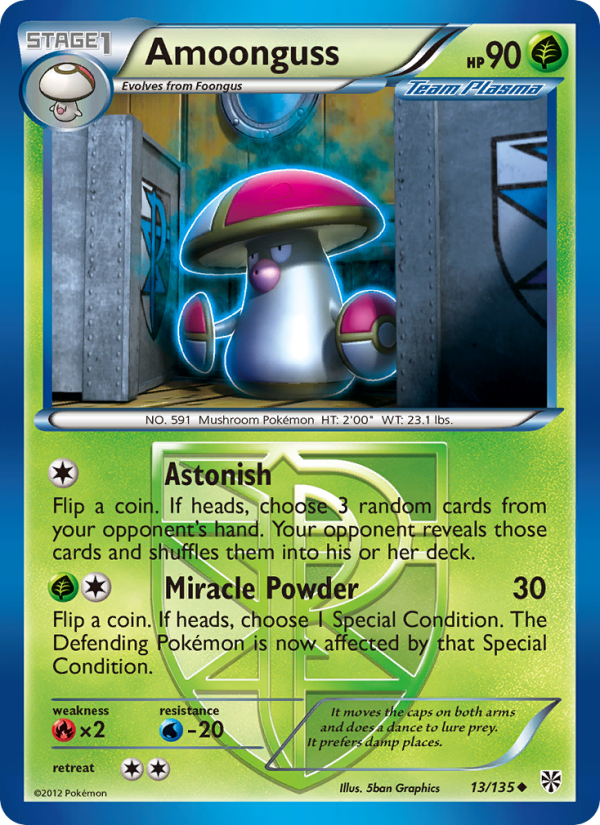 Amoonguss - Pokémon TCG Card
