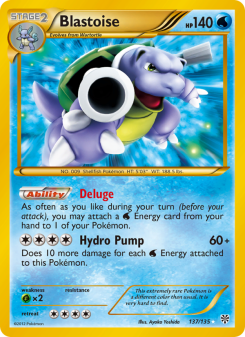 Blastoise - pokemon TCG Card