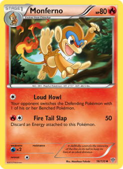 Monferno - pokemon TCG Card