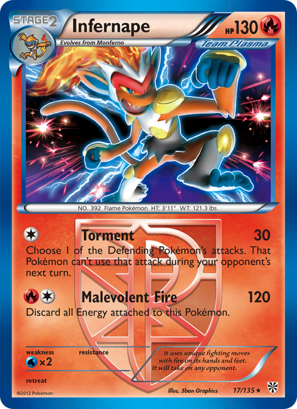 Infernape - Pokémon TCG Card