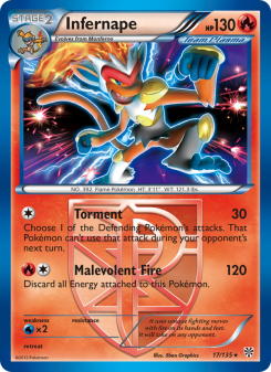 Infernape - pokemon TCG Card
