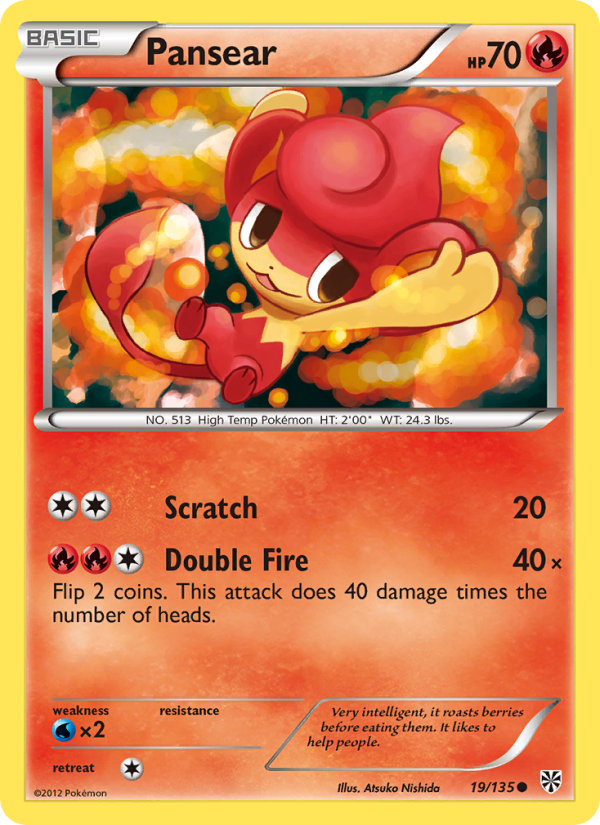 Pansear - Pokémon TCG Card