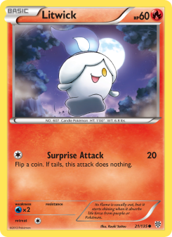 Litwick - pokemon TCG Card