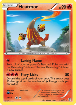 Heatmor - pokemon TCG Card